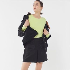 Urban Outfitters BDG Corduroy Utility Pocket Black Mini Skirt Size XSmall